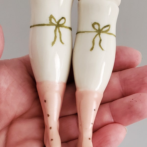 China Head Doll Legs 3.25" Long - Dolls Parts - Collectible Dolls -China Lower Legs