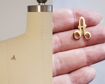 1950s Monogram Lapel Pin Letter A - Vintage Jewelry - Mid-century Fashion - Personalized Jewelry