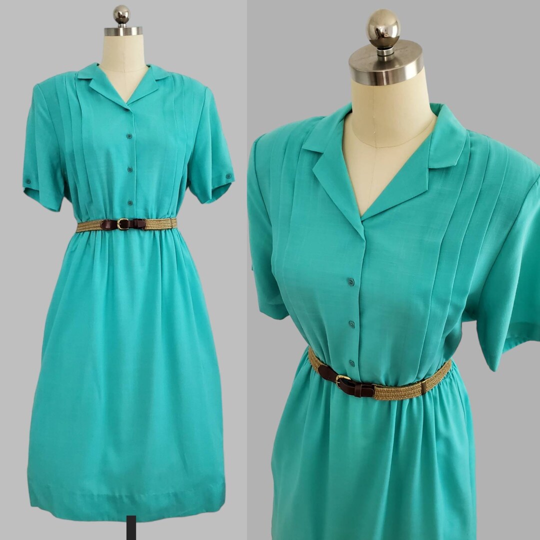 80s Does 50s Day Dress 80s Dress 80 s Women s Vintage Size XL Etsy 80s-does-50s-day-dress-80s-dress-80-s-women-s-vintage-size-xl-etsy