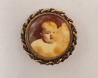 Victorian Portrait Brooch - Antique Jewelry - Victorian Fashion