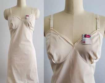 1960s NOS Heiress Slip with Original Tags - 60s Lingerie - 60s Women's Vintage Size Small