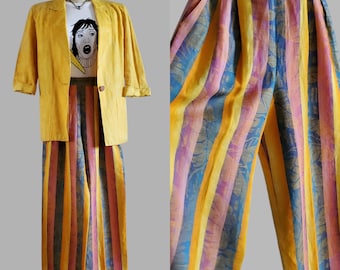 1980s Christian Dior Blazer and Pants - 80s Dior Suit - 80's Women's Vintage Size Small