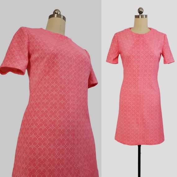 Late 60s /Early 70s GoGo Dress - Mod Shift Dress … - image 1