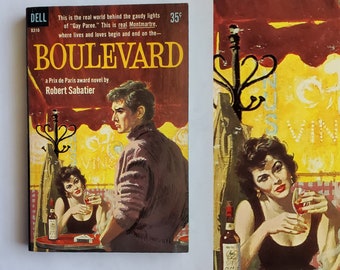 Vintage 1950s Pulp Fiction Paperback Book - Boulevard - 50s Home Decor 50's Paperback Books