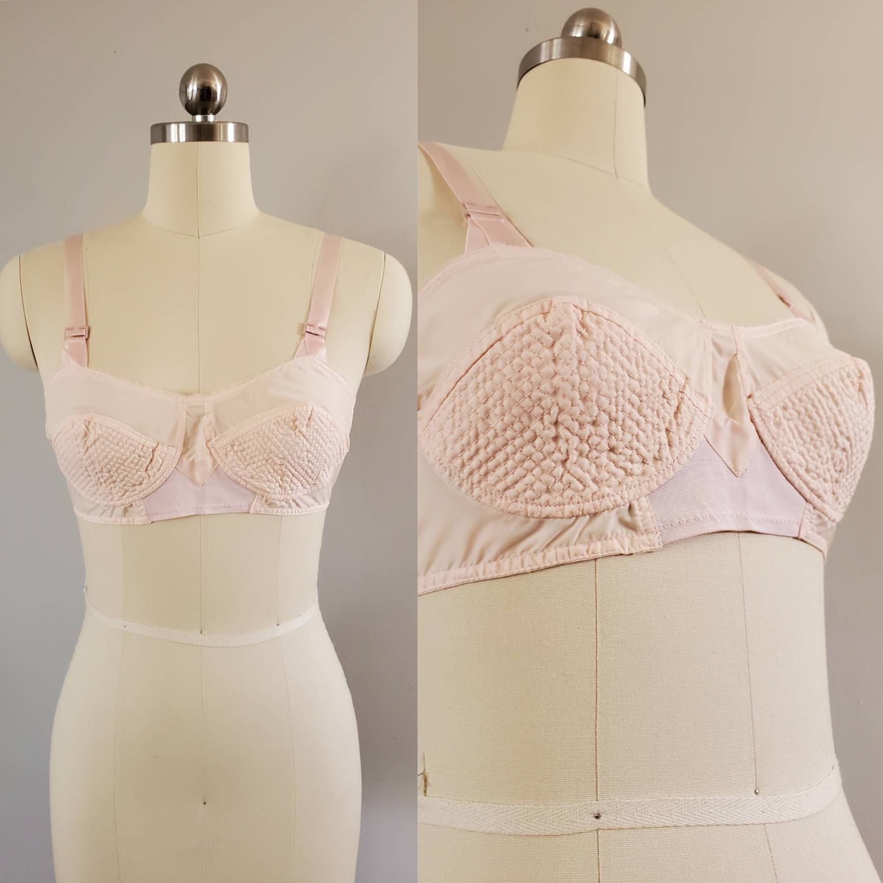 1950s Bullet Bra by Wing 50s Bra 50's Women's Vintage Bra Size 34B