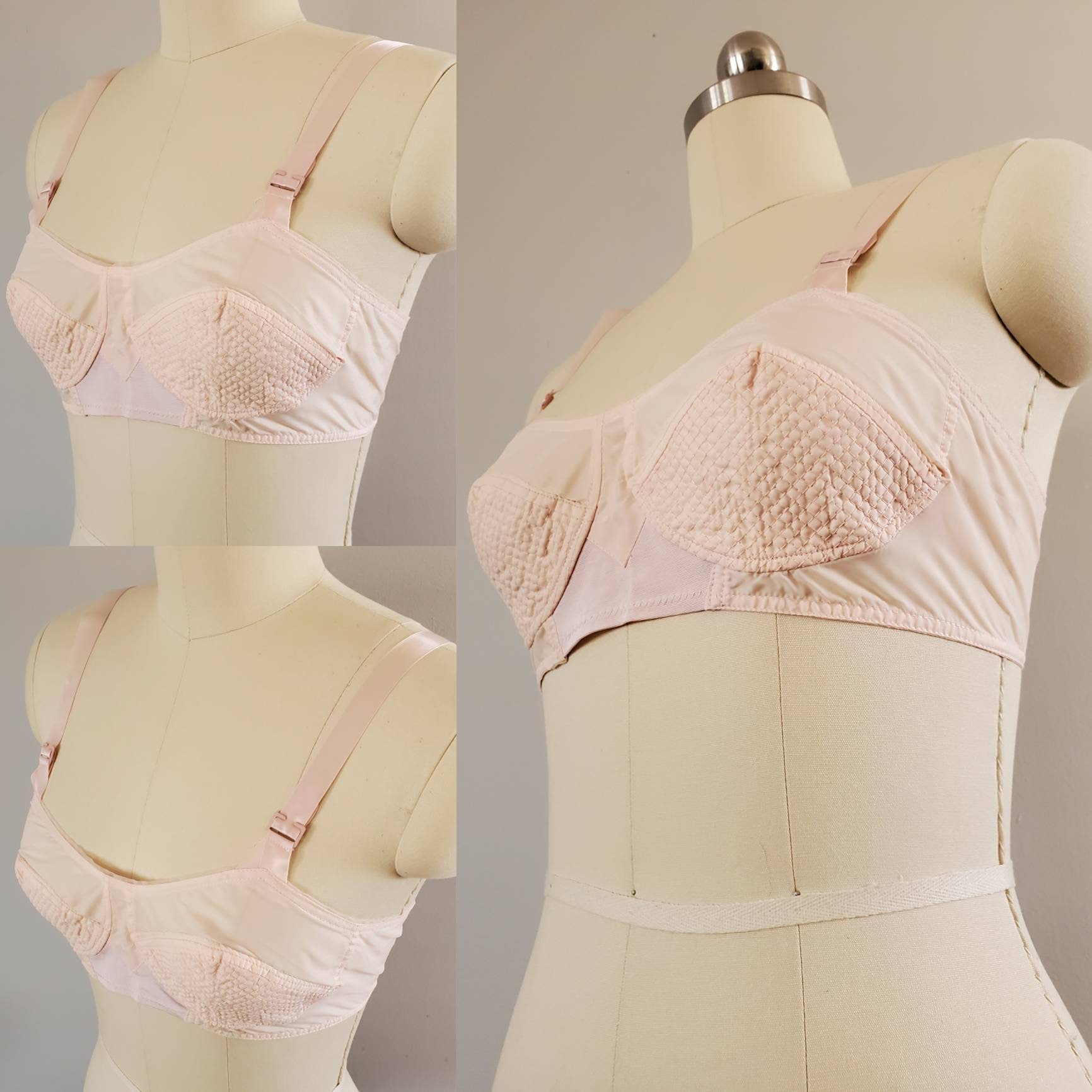 1950s Bullet Bra by Wing 50s Bra 50's Women's Vintage Bra Size 34B