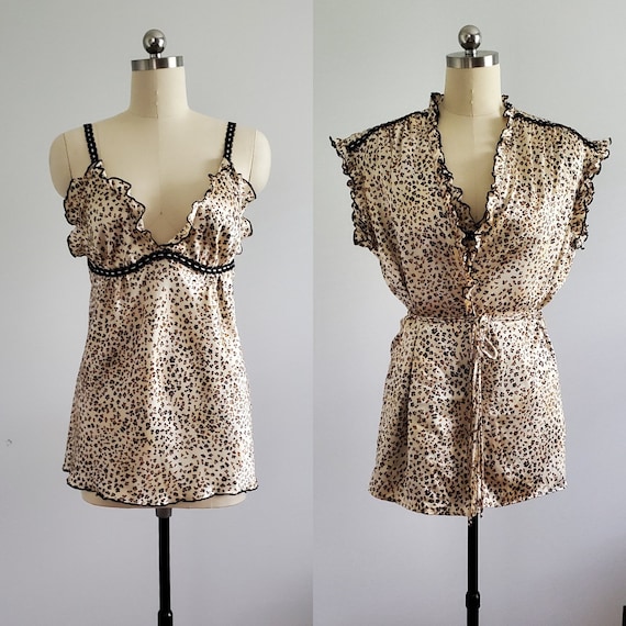 Leopard print lingerie - Gem