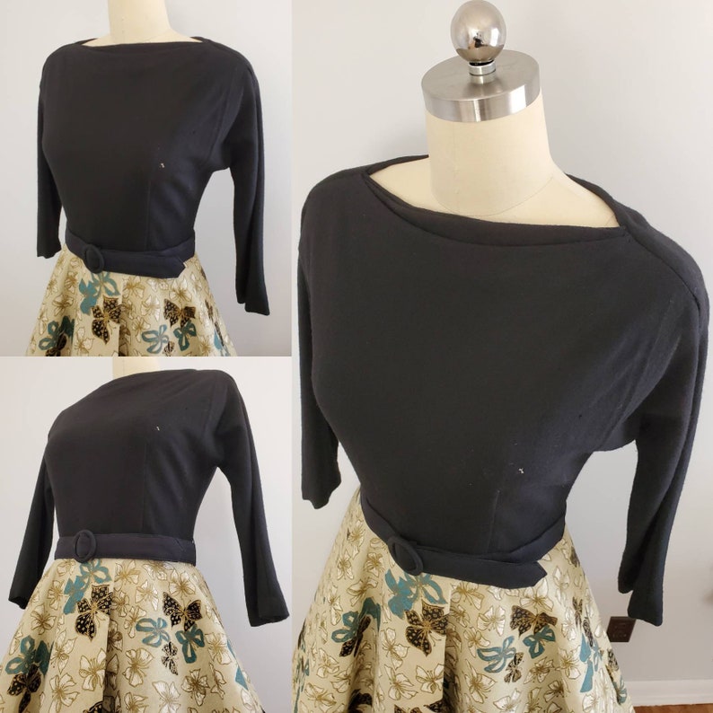 1950s Cotton Sundress by Murray K California 50s Cotton Day Dress 50's Women's Vintage Size XS image 3