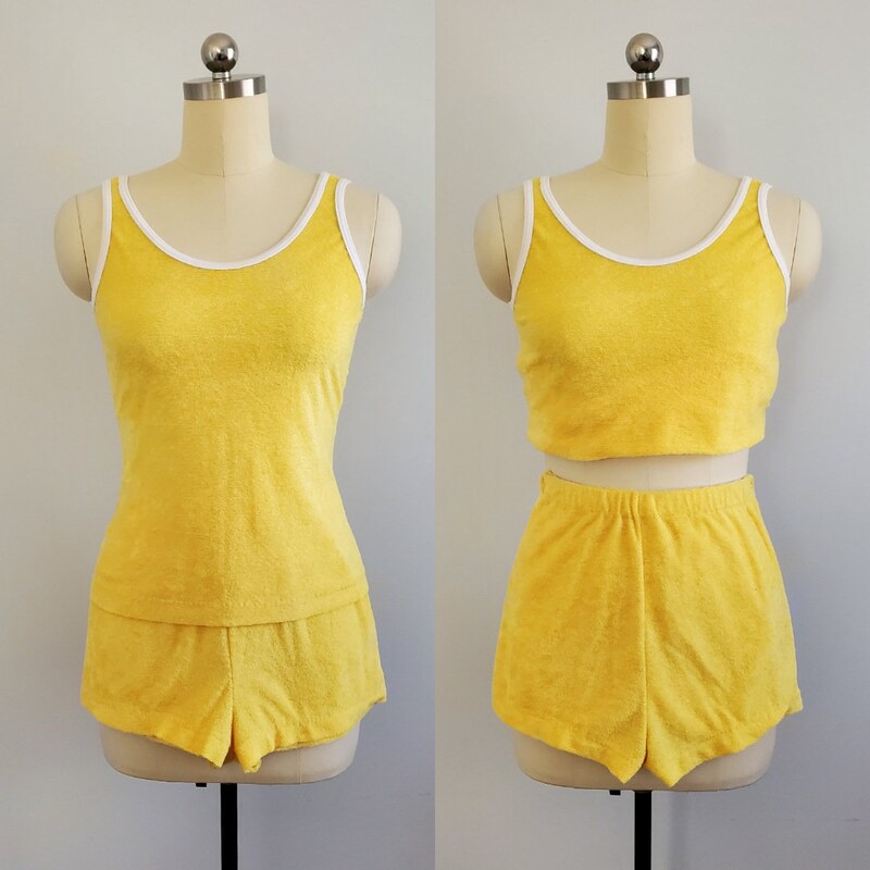 terry tank & short set C