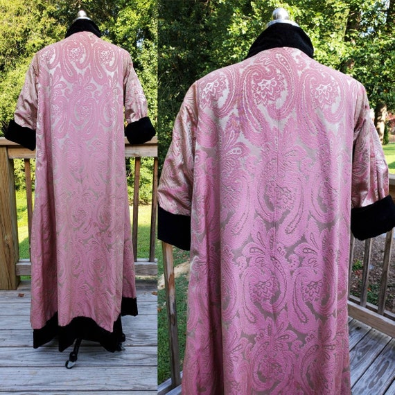 1920s Opera Coat Reversible Brocade 20's Flapper … - image 7