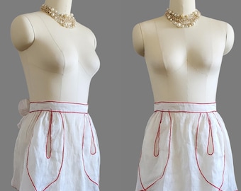 1940s Half Apron - 40s Kitchen - 40 Home Decor