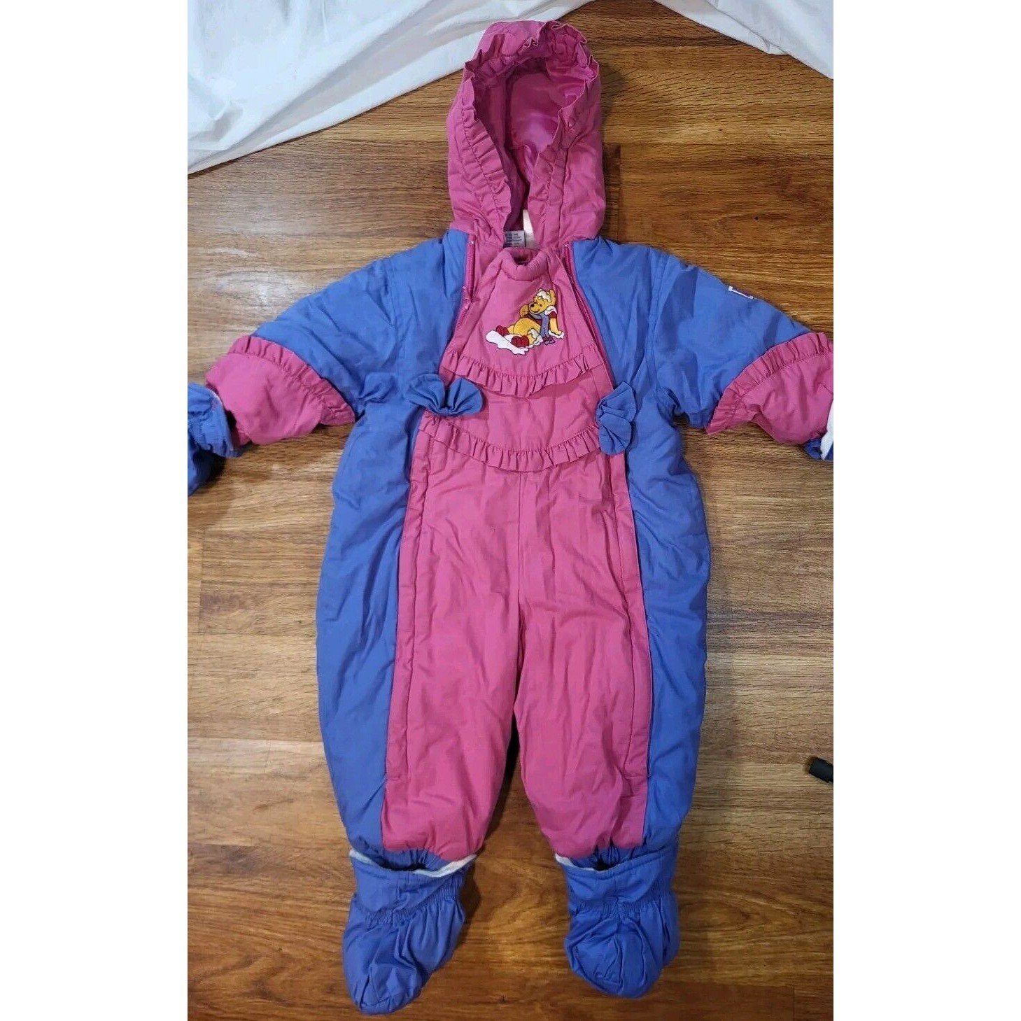 Baby Snowsuit 6-12 Months Ccpelsie Baby Fleece Jumpsuit Onesie