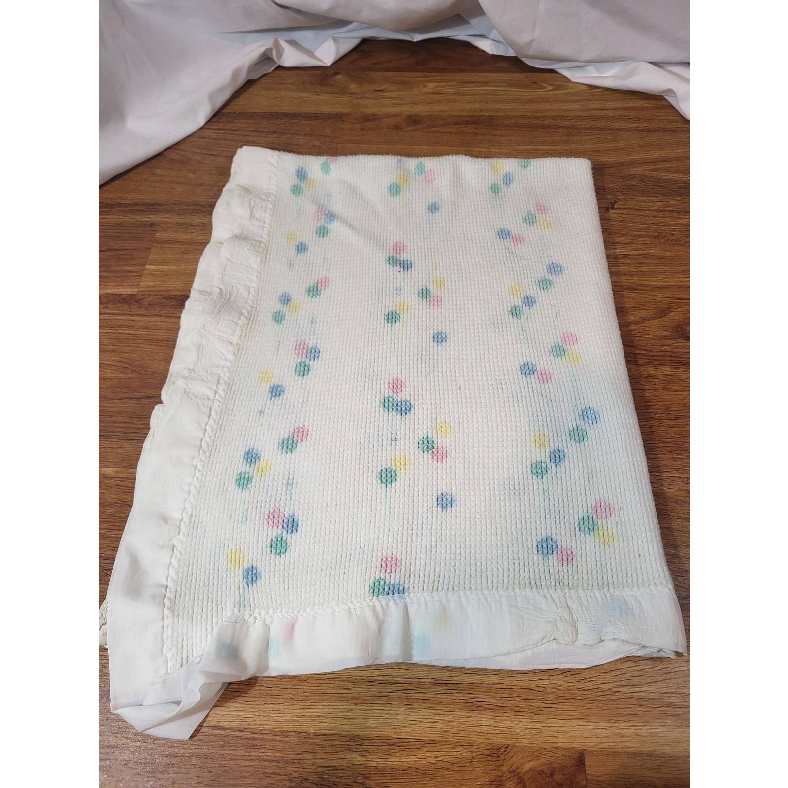 Vintage Thermal Baby Blanket