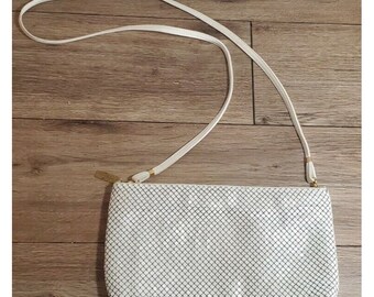 Vintage Whiting & Davis White Mesh Bag