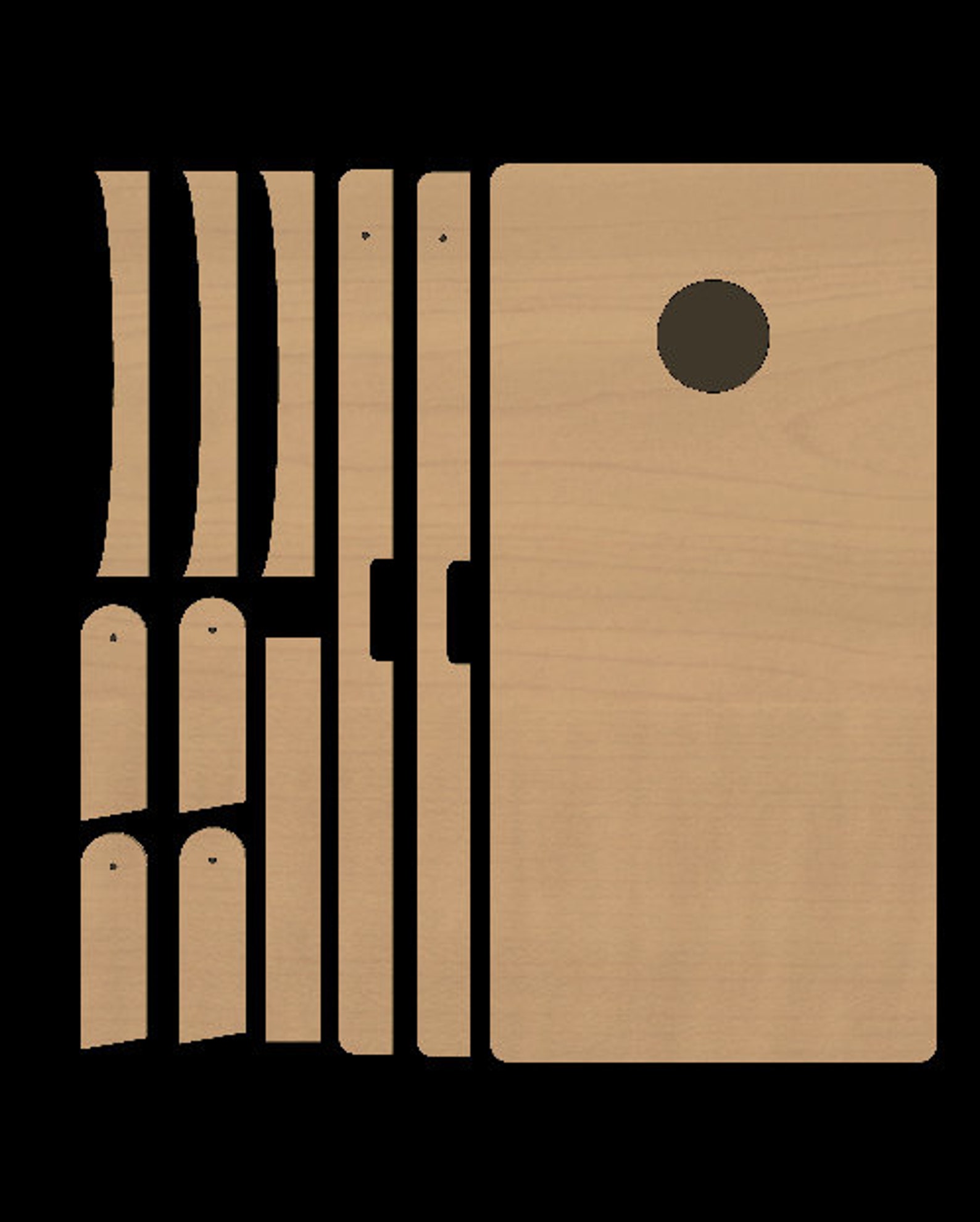 Emberwood Cornhole Board Template Etsy Emberwood Cornhole Board Template Etsy