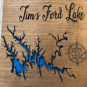 Paquete de mapas del lago - Tennessee