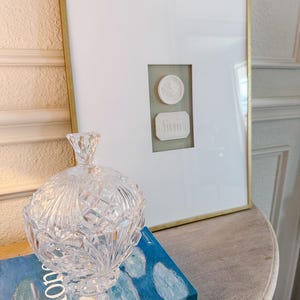 Sage Green Framed Intaglios (3 Size Options)