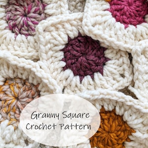 Beginner Granny Square Crochet Pattern