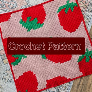 Berry Blanket C2C Crochet Pattern