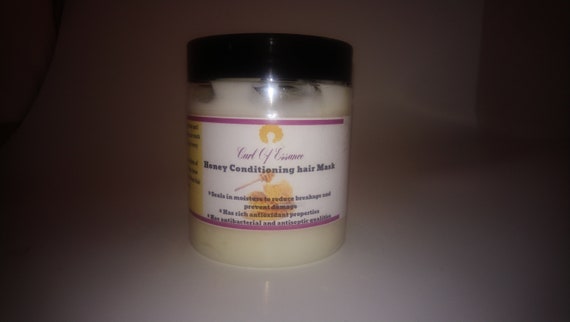 Honey Conditioning Hair Mask Natural Deep Conditioner Hair Etsy