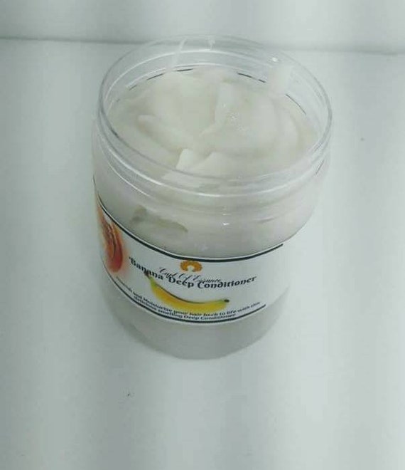 Banana Deep Conditioner Coconut Hair Repair Moisturizing Etsy