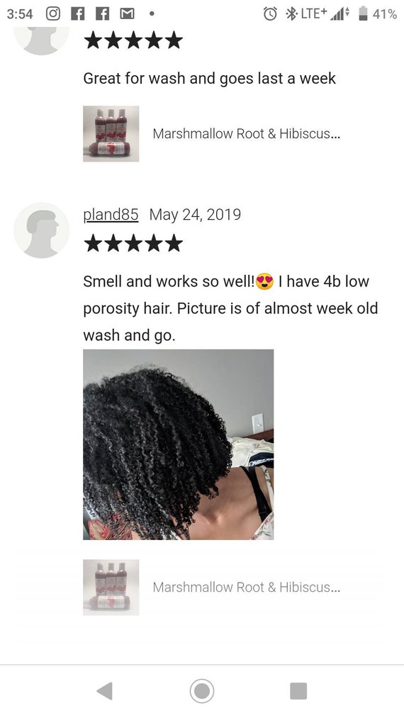 Marshmallow Root Hibiscus Gelcurly Gel Natural Hair Etsy