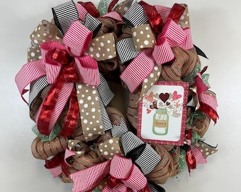 Valentine's Day Wreath