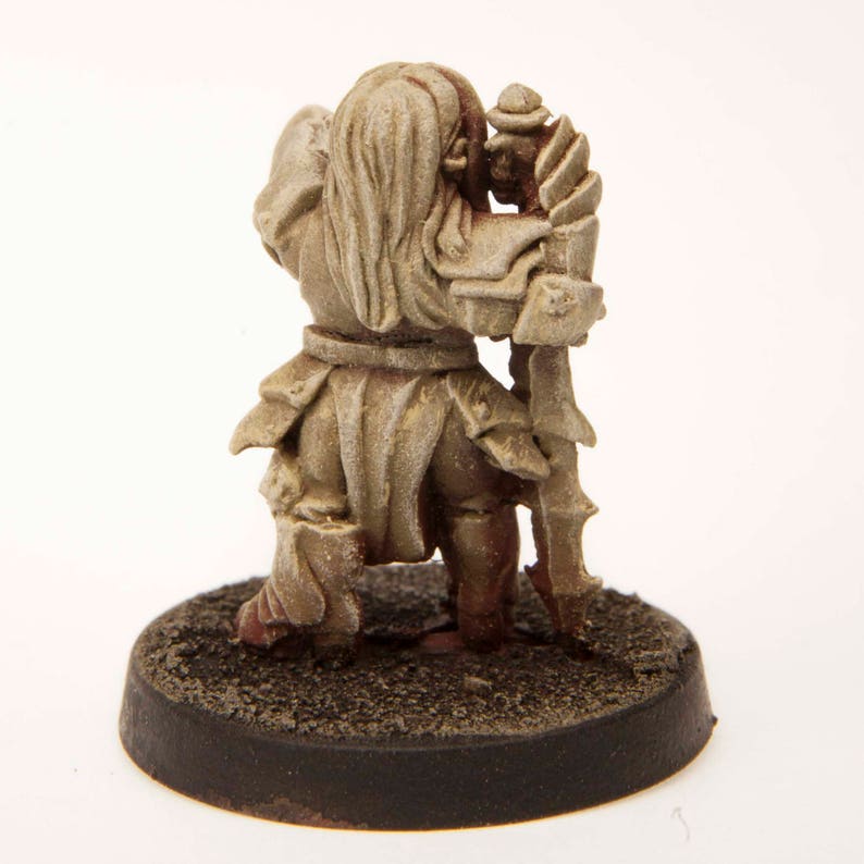 Dwarf Anti Paladin Miniature Unpainted | Etsy