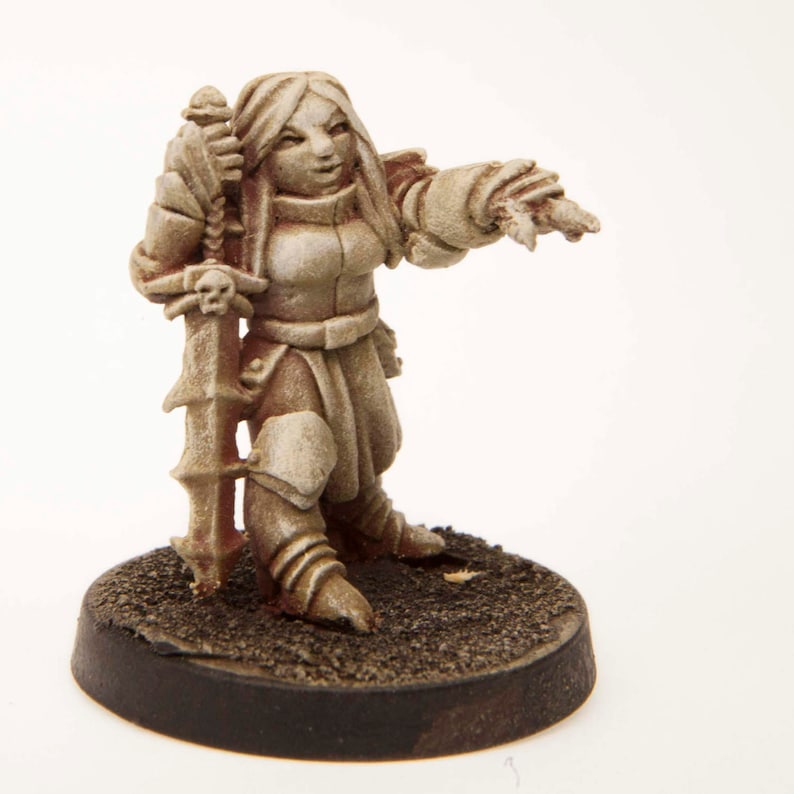 d&d dwarf paladin miniature
