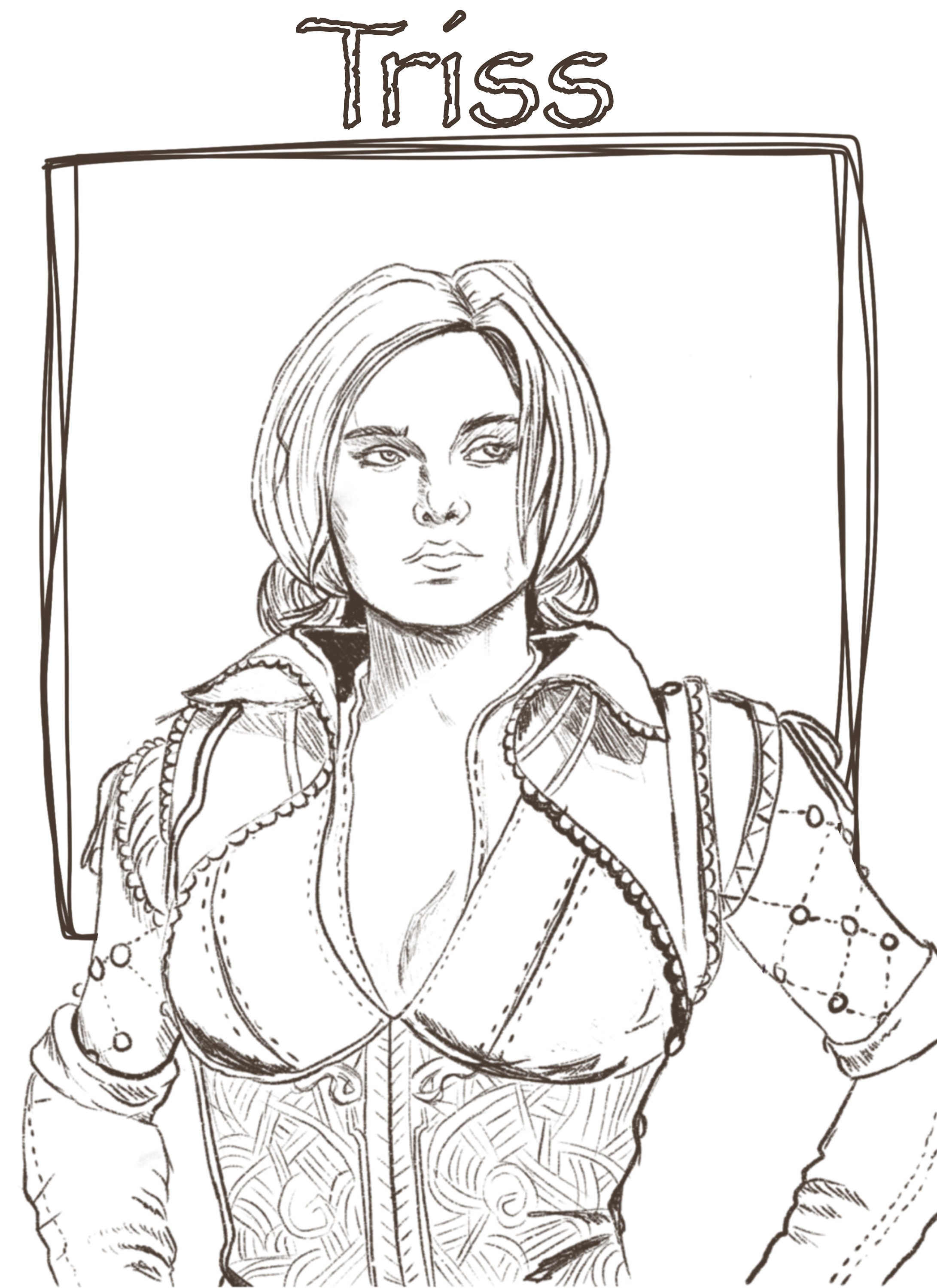 The Witcher Coloring Pages Yennefer Ciri and Triss - Etsy Hong Kong