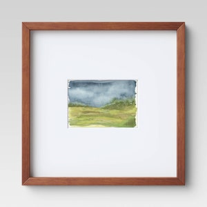 Original Hand Painted Abstract Watercolor Landscape - No. 249 - 5x7 Original Watercolor Artwork
