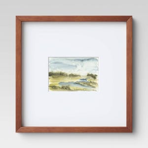 No. 322 | Original Hand Painted Abstract Watercolor Landscape - 5x7 Original Watercolor Artwork