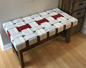 Fire Hose Bench - Firefighter - Thin Red Line - birthday gift fireman Christmas present