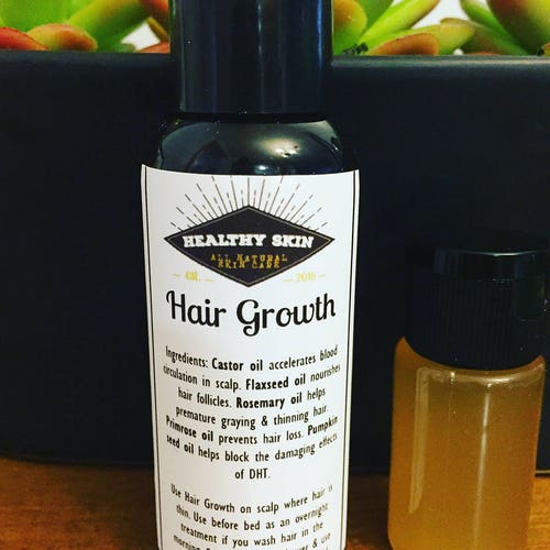 Natural Hair Growth Serum Etsy