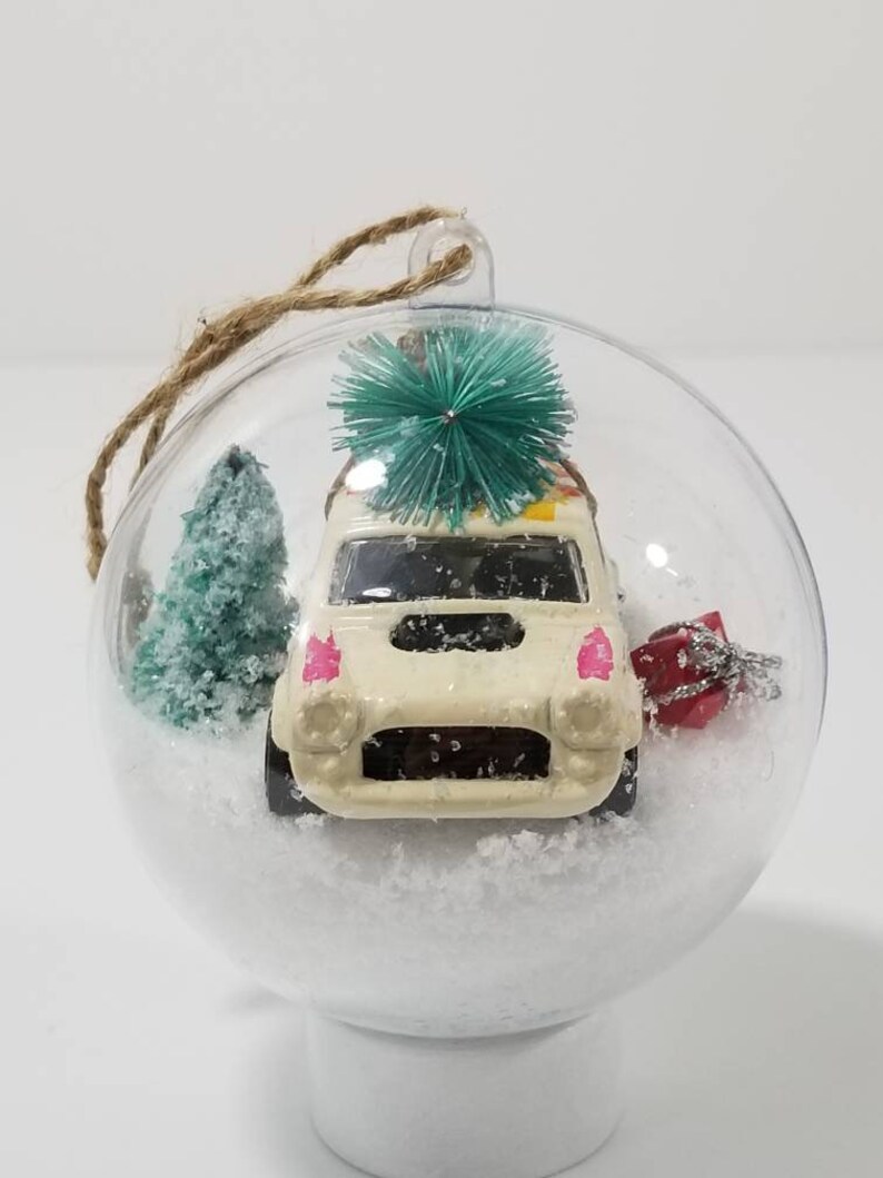 Mini Cooper Christmas Ornament 