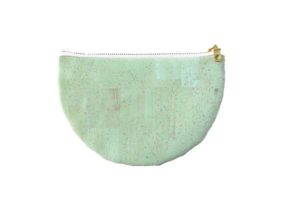 mint green clutch bag