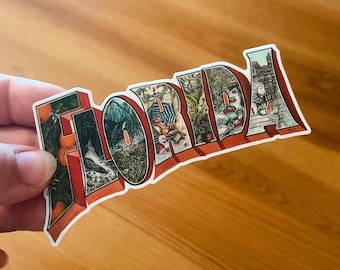 Florida Letters Vinyl sticker