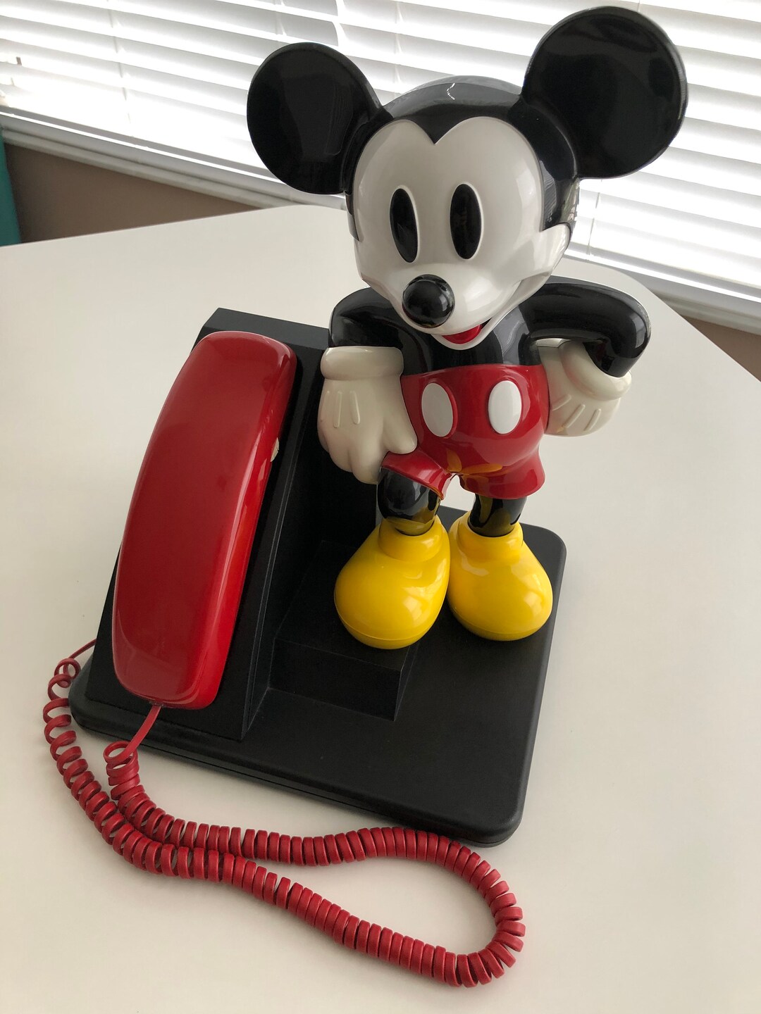 Mickey Mouse Vintage Phone Rare Find Great Gift Item Etsy