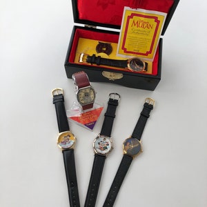 Vintage Disney Cast Exclusive and Holiday Celebration Watches - Very Rare - Batteries will need replaced. Great Gift Item