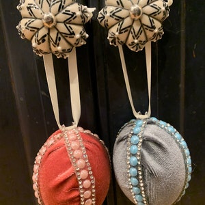 Velvet Egg Ornament