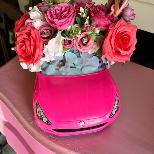 Doll Car Flower Arrangement