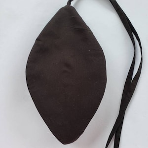 Japa mala sac noir Gomukhi pratique la méditation Maha Mantra Fabriqué à la main en Floride US Tissu lavable Gaudiya Vaishnavism tradition chant
