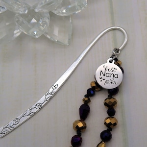 Best Nana Ever, beaded bookmark for women, Nana bookmark from granddaughter, Nana gift from grandkids, Birthday Gift for Nana from grandson