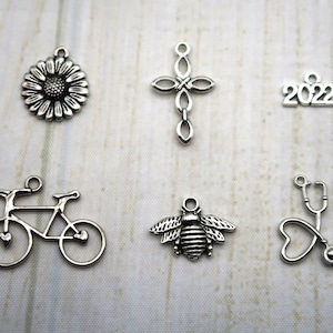 Extra Charm for Bookmarks, Purse Charms and Charm Bracelets, Personalized Gift for Women Friends