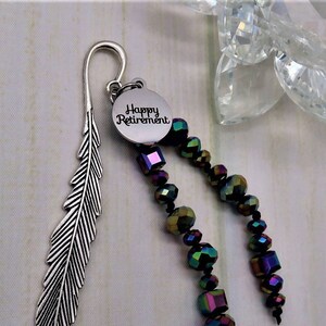 Retirement Gift for Women, Happy Retirement bookmark, retirement book mark, happy retirement gift for her, gift for retiree, coworker gift