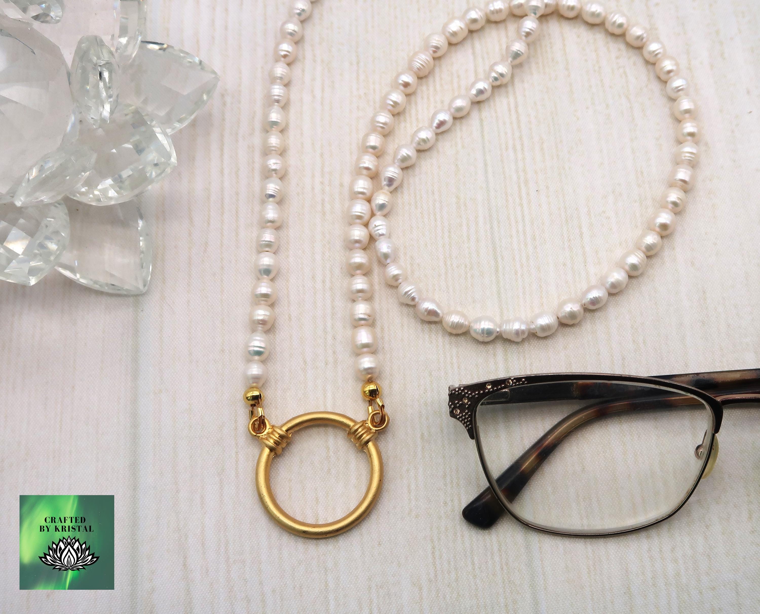 Freshwater Pearl Eyeglass Chain Adjustable Modern Elegant Multi-Use Accessory il_fullxfull.2614563003_2g6m.jpg main image 4