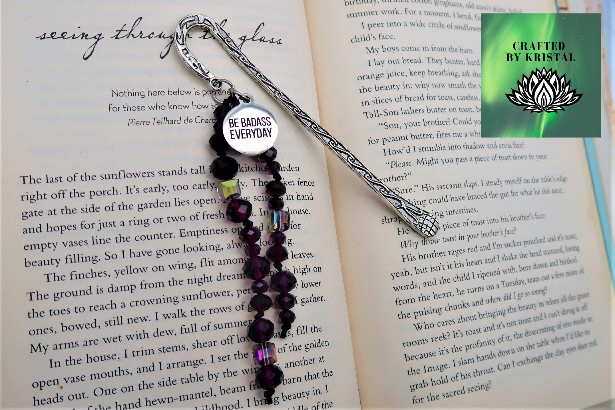 Be Badass Everyday Beaded Bookmarks for Women Reader Gift | Etsy
