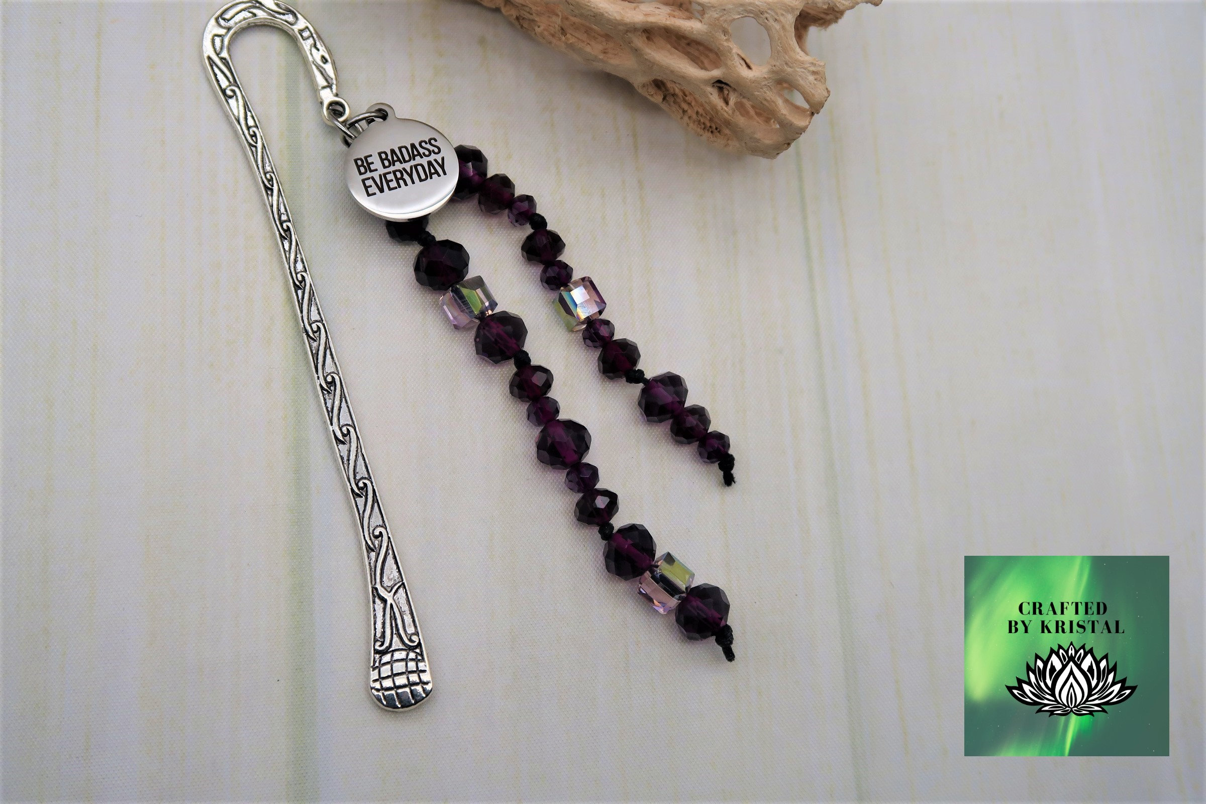 Be Badass Everyday Beaded Bookmarks for Women Reader Gift | Etsy