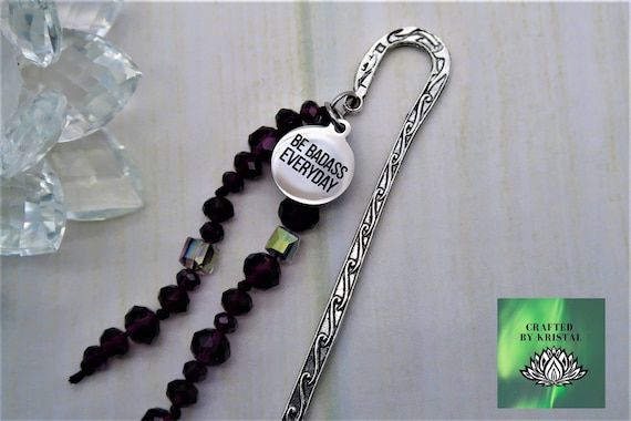 Be Badass Everyday Beaded Bookmarks for Women Reader Gift | Etsy