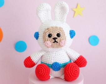 PATTERN Elroy the Astronaut Bunny amigurumi crochet pattern